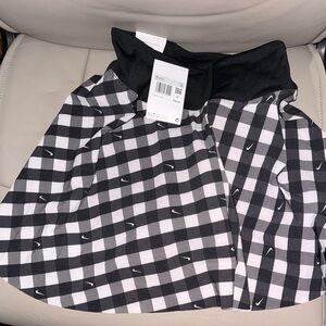 Nike Monochrome Checkered Skirt